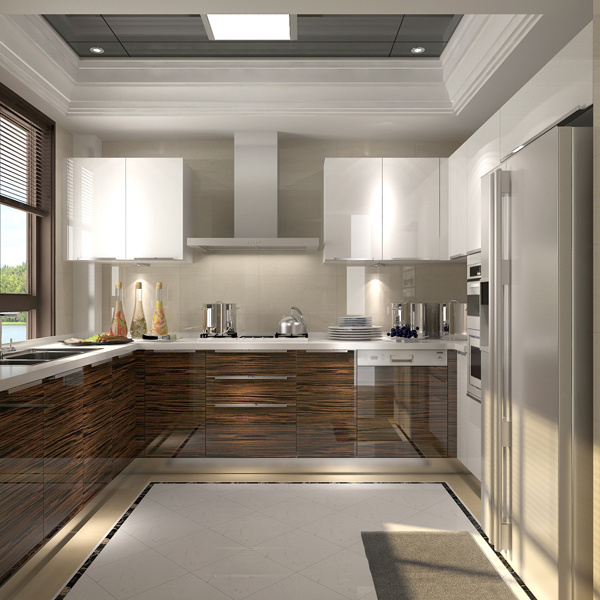 Modern minimalist style kitchen cabinets