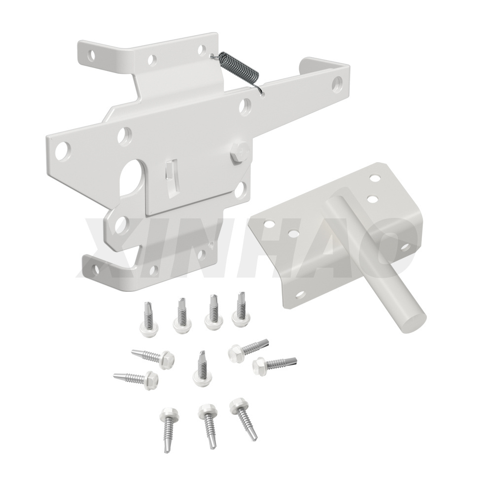 Heavy duty fence gate latch for wooden door easy to install self closing