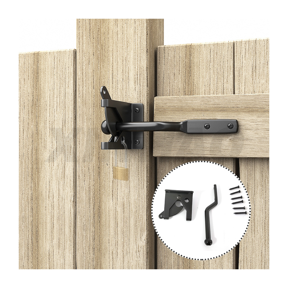 Carbon Steel  Garden Yard door Fence Gate Latch for Wooden Fence