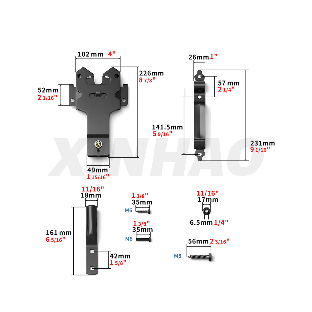 XINHAO Factory direct contemporary heavy duty garden fence gate hardware wooden door gate latch