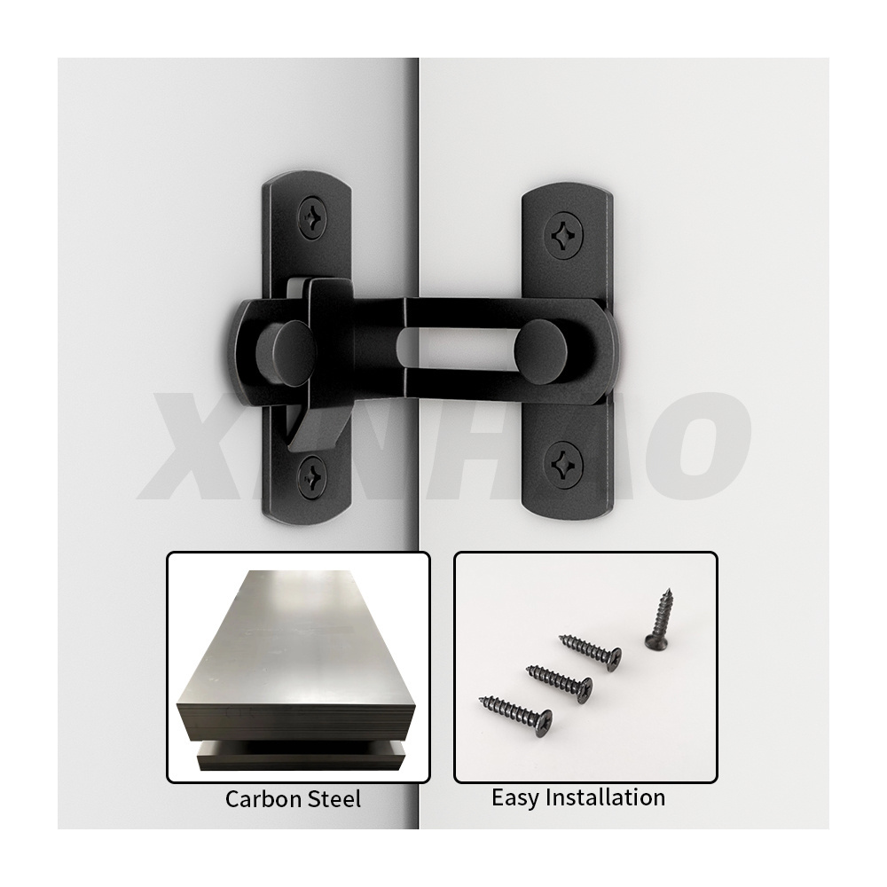 Stylish Barn Door Lock Latch For Double-door Sliding Lock Zinc Alloy Security Door Lock