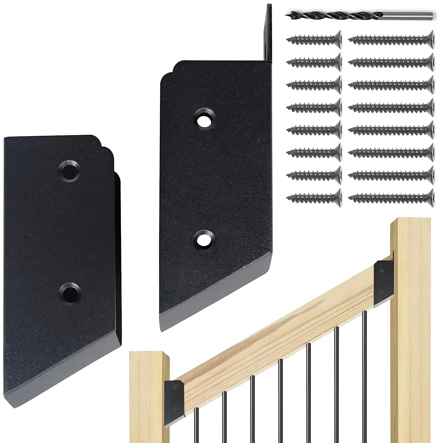 2x4 Stair deck railing bracket connector 30 Degree Wood deck railing Bracket