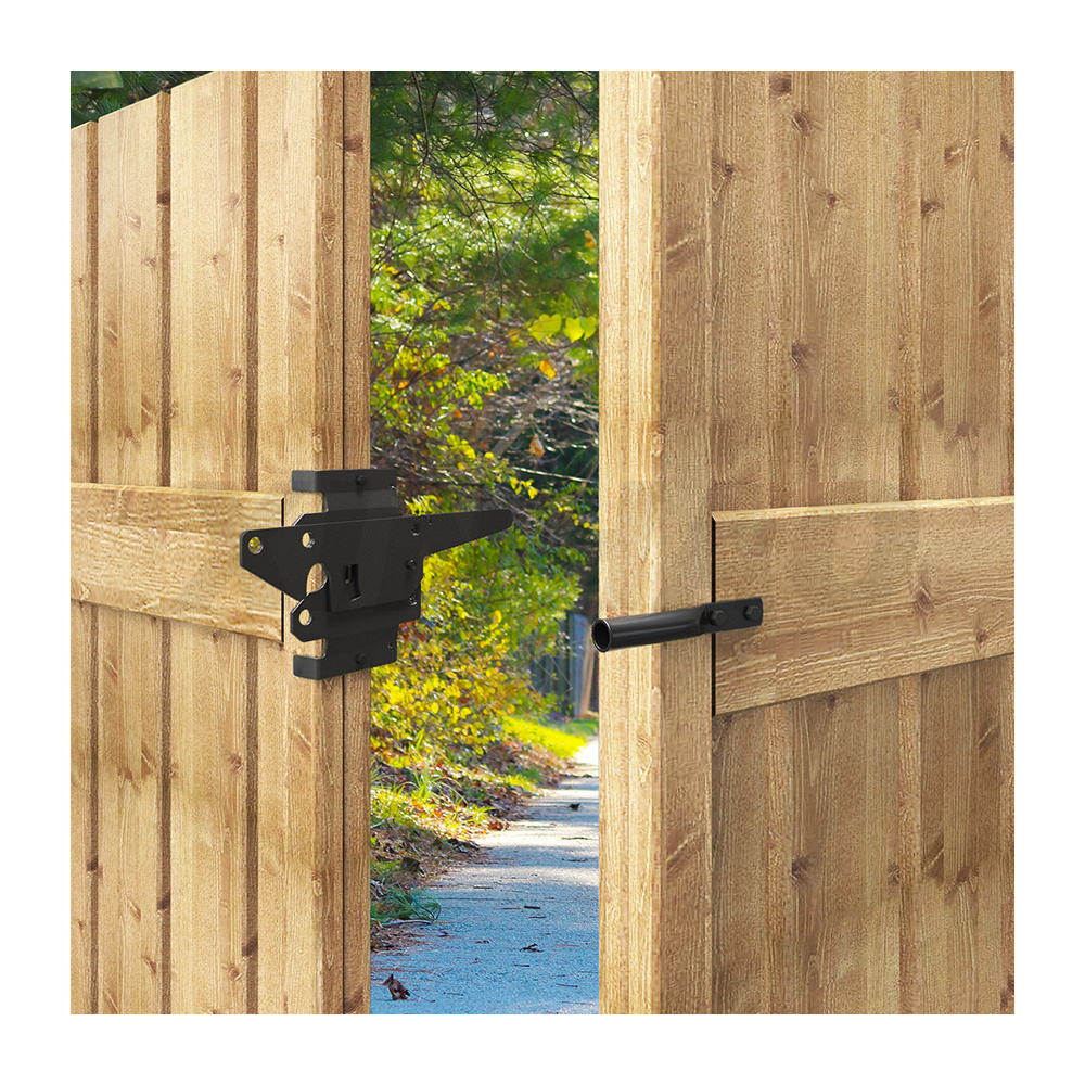 Matte Spray Surface Fence Gate Latch With Suitable For Wooden And Vinyl Fence