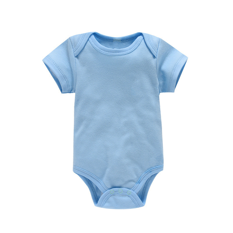 2022 hot sell 100% polyester heat transfer printing baby romper set infant blanks Rompers baby sublimation onesie