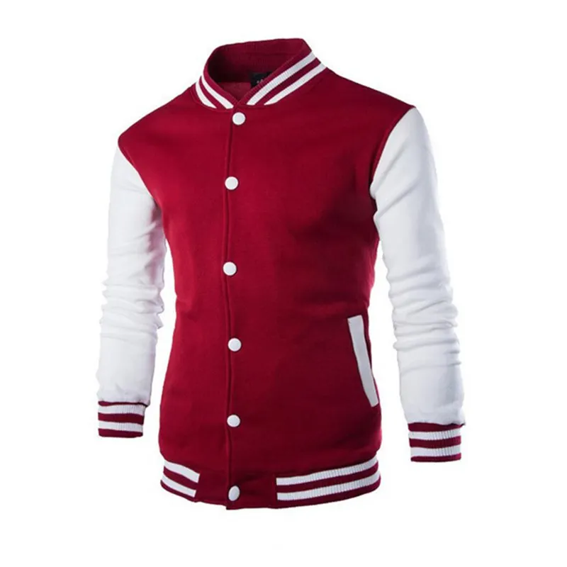 wholesale blank varsity jackets custom logo plain letterman varsity jacket Plus size men's versity college jackets