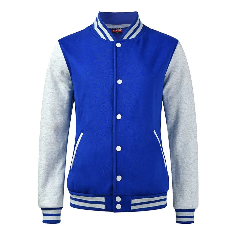 OEM private label baseball varsity jackets Cotton Polyester blank plain mens jackets bomber letterman USA size custom jackets