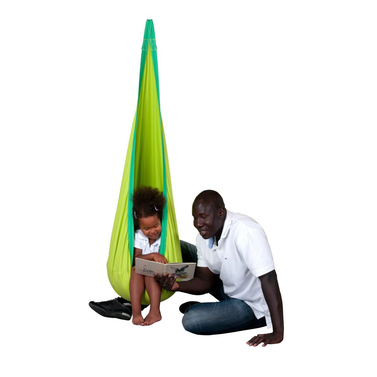 Kid Sitting Hammock Nylon Chair Hanging Inflatable Seat Pod Swing Child Hammock