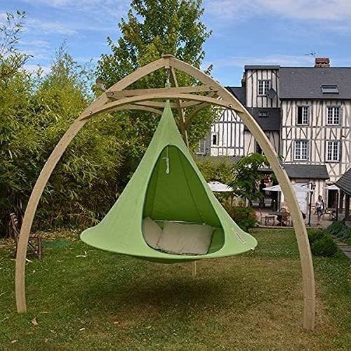 european camping double panels swing style butterfly chair hammock swing