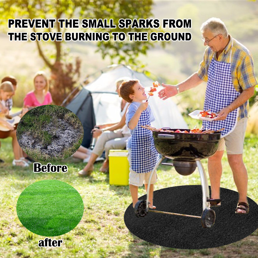 fire pit mat for deck fireproof reusable fireproof BBQ mat grill fireproof kitchen mats