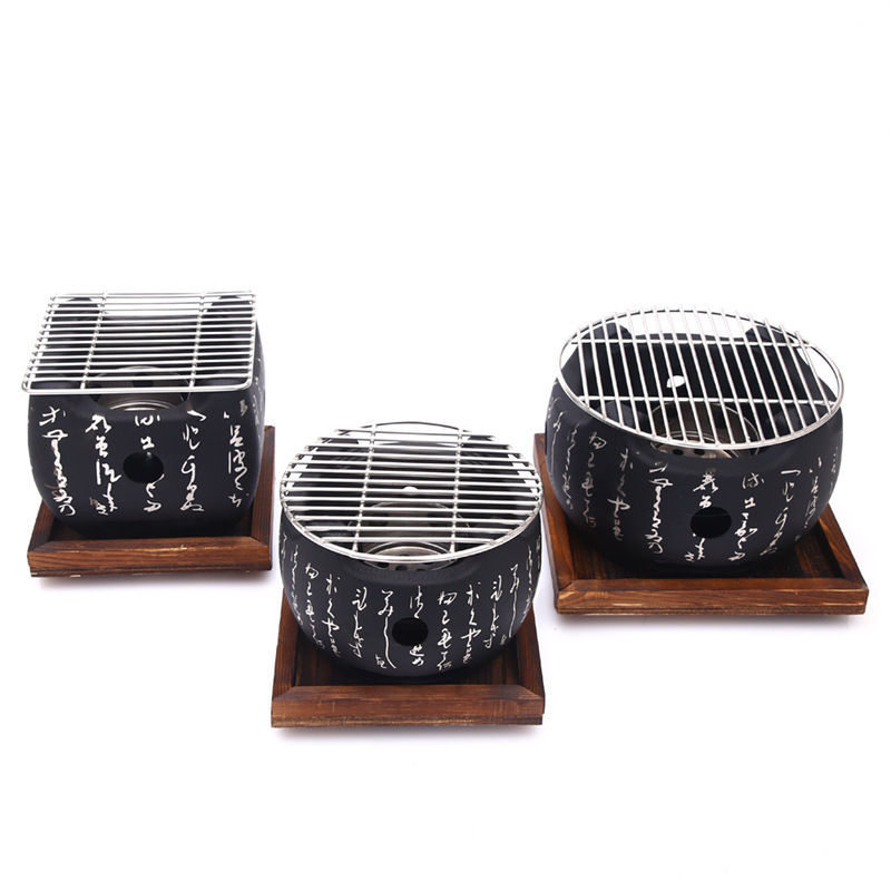 Easily Cleaned Non-Stick Stove Barbecue Yakitori Disposable Bbq Grill Netting Aluminum Tabletop Japanese Grill