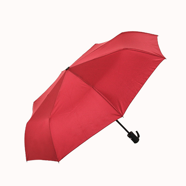 logo China umbrella manufacturer 21 inches 3 folding the umbrella auto red digital printed wearable umbrella