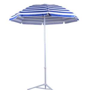 High quality tiltable lightweight portable  Waterproof Windproof Customized clear Logo traveling garden beach umbrella outdoor