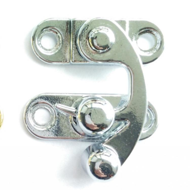 38*45mm Big ZINC Alloy goden silver bronze lock latch decorate hook catch hasps clasp for box