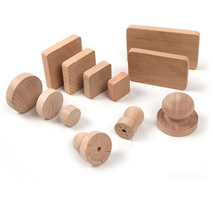 Custom Wholesale Box Door Broom Furniture Handles Wood Knobs Stamp Craft Kitchen Accessories Tv Cabinet Wooden Modern