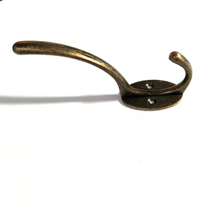 Antique bronze hanging closet metal hooks for clothes bathroom coat kitchen