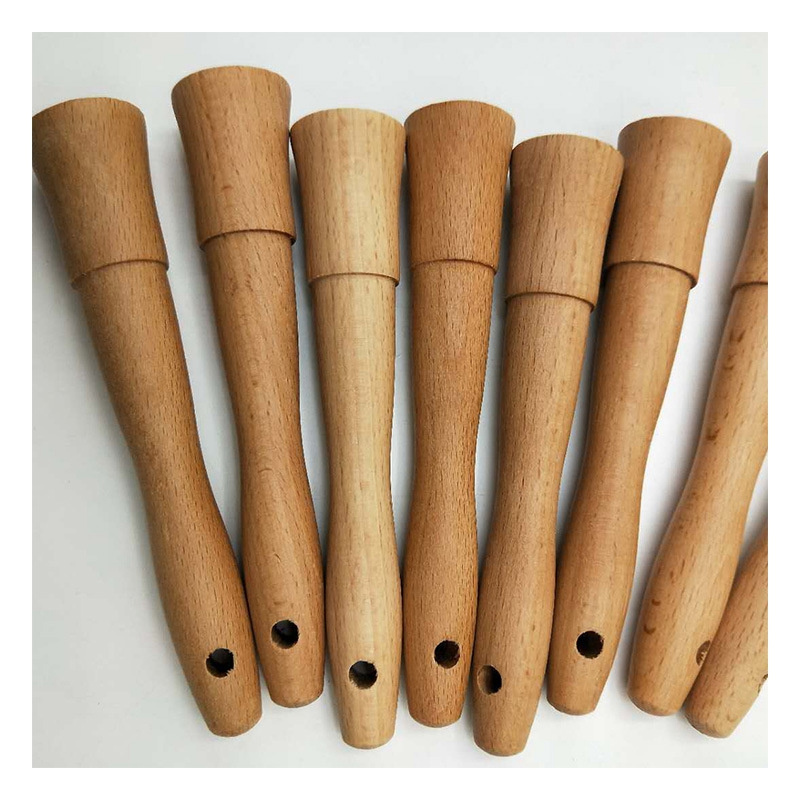 Custom Wholesale Box Door Broom Dusters Furniture Handles Wood Knobs Minimalist Wooden Handles Wooden Handle for Cabinet