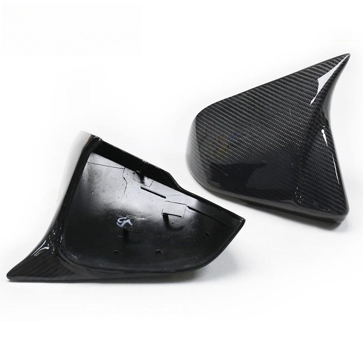 for Ford mustang 2015-2022 replacement Carbon fiber Rearview mirror housing Reverse mirror cover auto performance parts