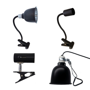 High Quality Gooseneck Lamp with Clamp Dome Reptile Light Lamp Fixture E27 Reptile Clamp Lamp