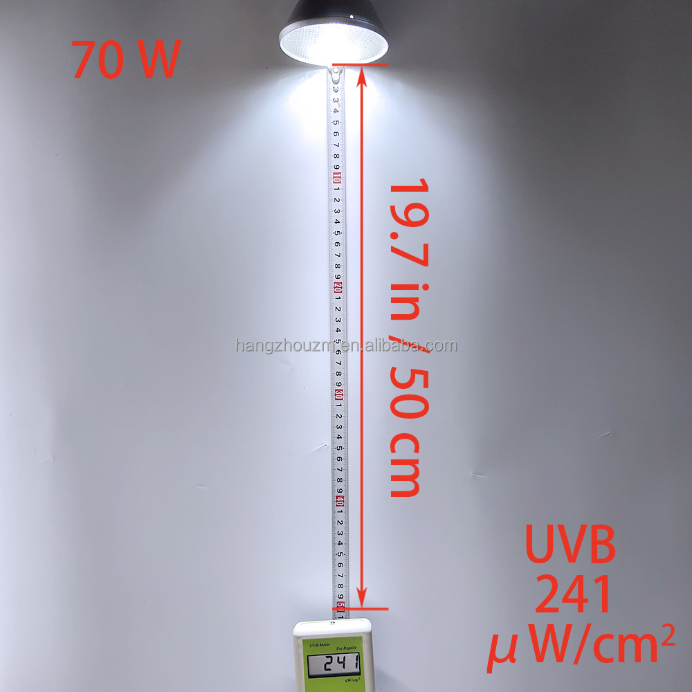 High Quality Reptile Metal Halide Lamp 70W Hid Lights High Intensity Sun UV Lamp UVB Heat Basking UV MH Light