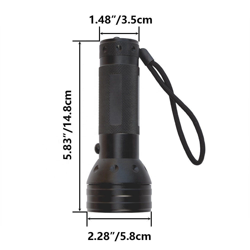 51 LED UV Flashlight Black Light Pet Urine Detector 395nm Scorpion UV Flashlight Black Light