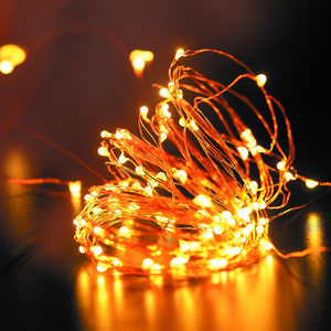 2018 Most Popular 10m 100LED 3*AA Battery Box Operated Copper Wire LED Christmas Party Decoration Fairy String Lights