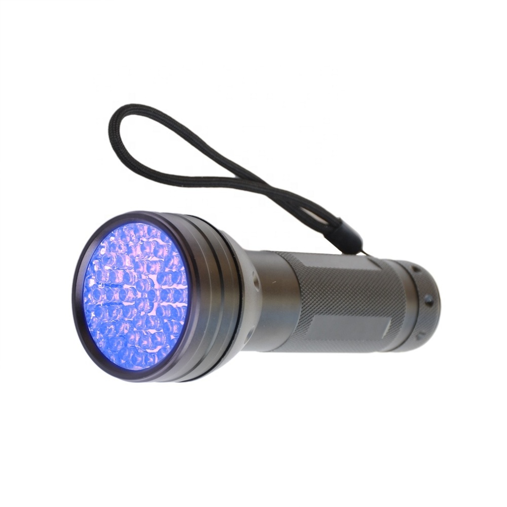 51 LED UV Flashlight Black Light Pet Urine Detector 395nm Scorpion UV Flashlight Black Light