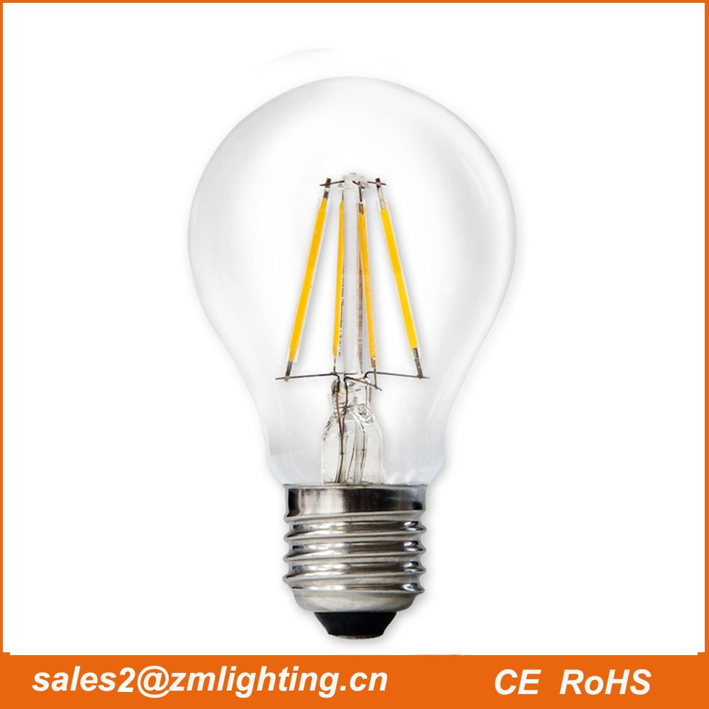 Globe filament led half chrome mirror bulb g80