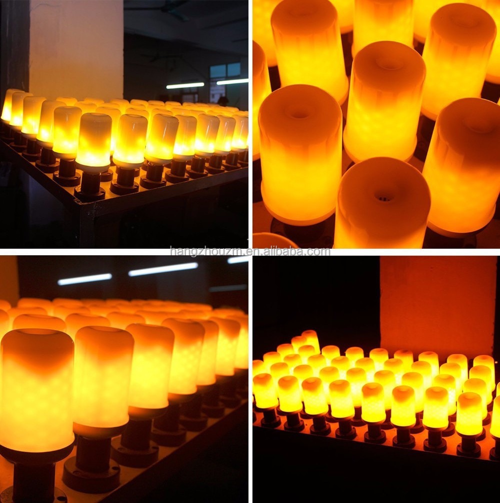 LED Flame Effect Fire Light Bulbs,3 modes Creative with Flickering Emulation Lamps,Simulated Nature Fire in Antique Lantern