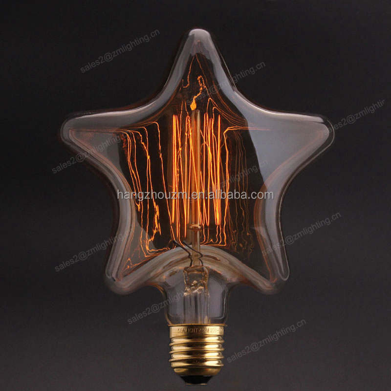 Wholesale e27 220v retro safety Thomas vintage light 60 watt diamond edison bulb