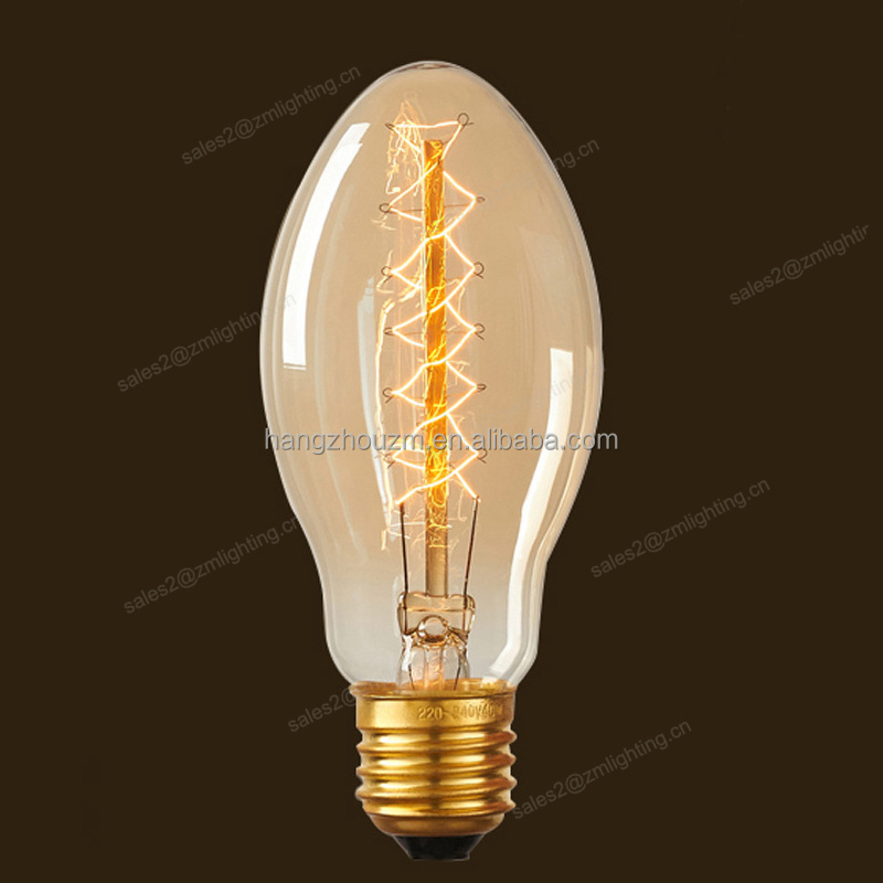 Wholesale e27 220v retro safety Thomas vintage light 60 watt diamond edison bulb