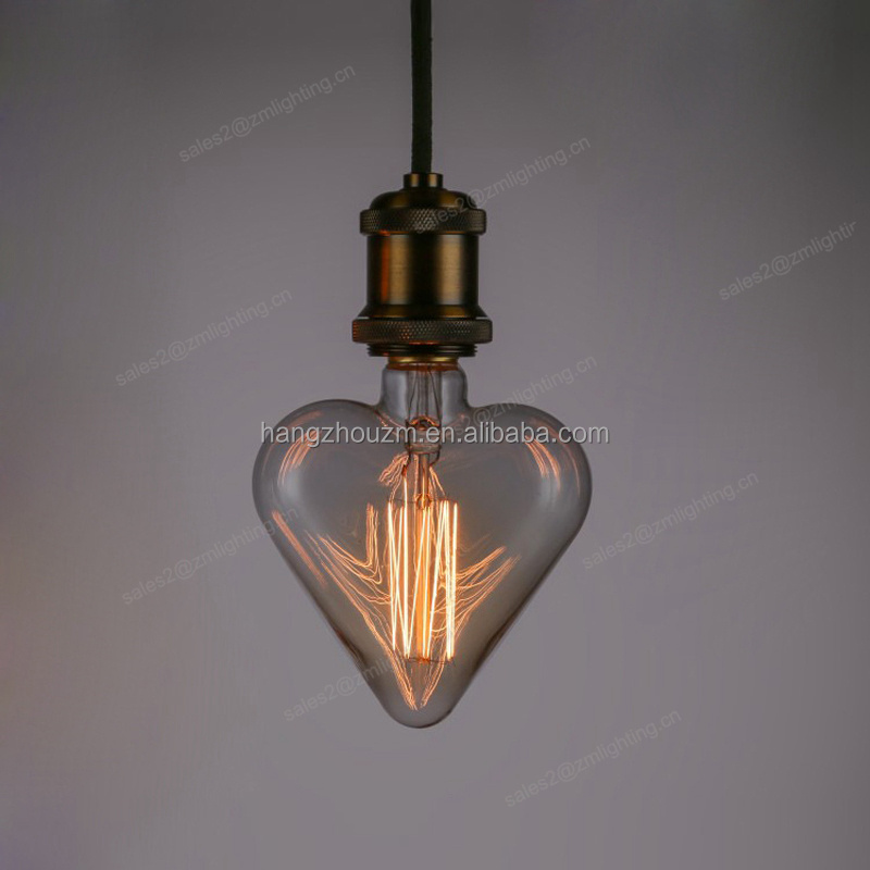 Wholesale e27 220v retro safety Thomas vintage light 60 watt diamond edison bulb