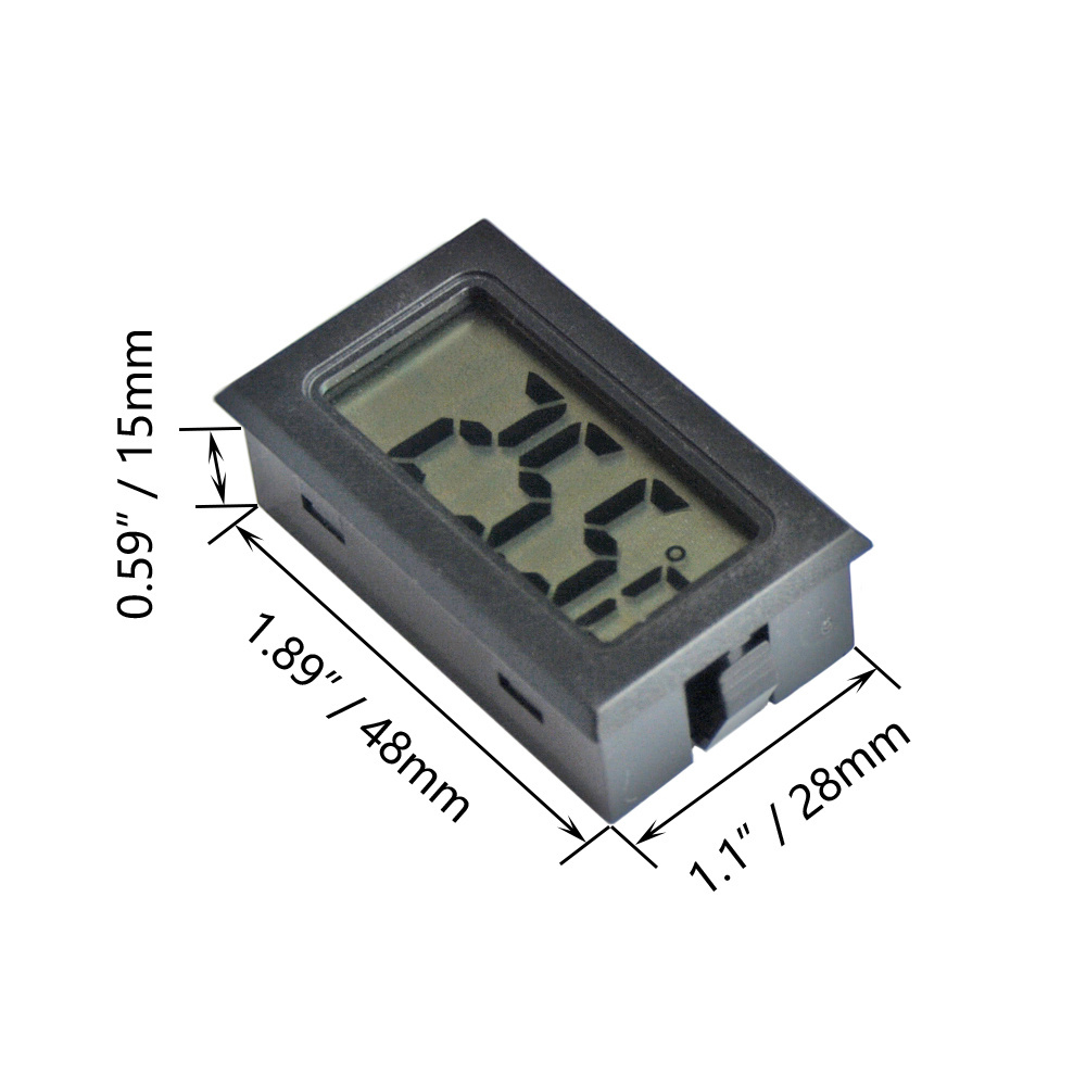 BKE3-1 Home Electronic LED Mini LCD Digital Portable Thermometer Reptile Temperature Gauge Electric Thermometer