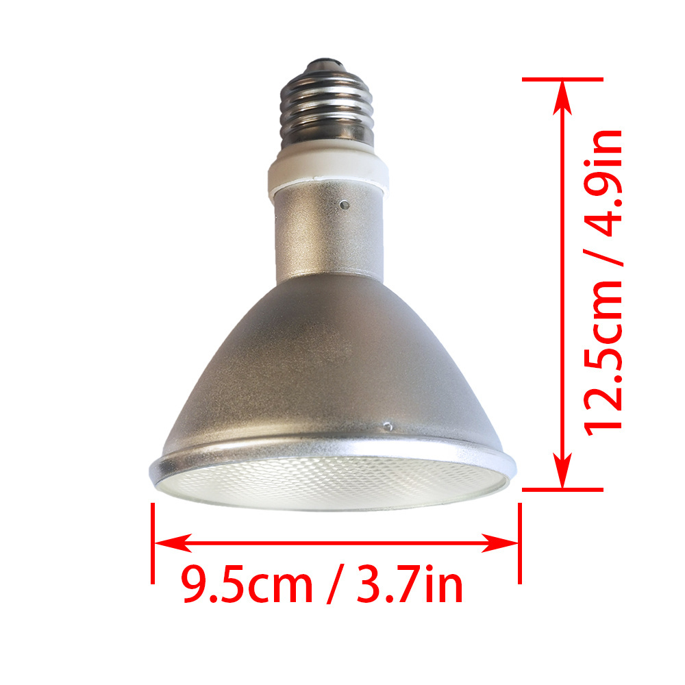 35W 50W 70W 100W Par30 Metal Halide High Quality Full Spectrum Basking Sun Light Lamp Reptile UVB UV Metal Hid Lights Bulbs Lamp