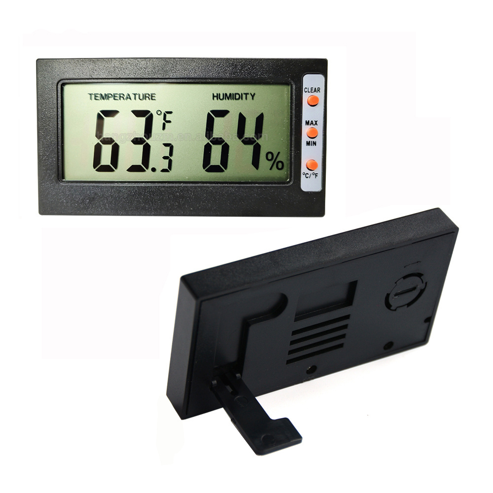 TH-5 Wireless Maximum Minium Thermometer Hygrometer Room Reptile Digital Display Min Max Thermometers