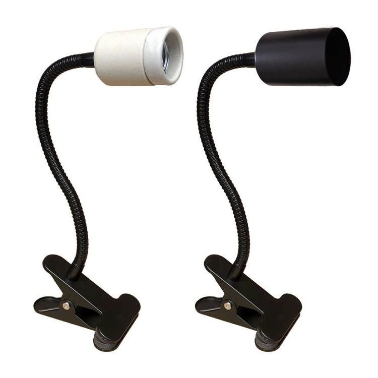 High Quality Gooseneck Lamp with Clamp Dome Reptile Light Lamp Fixture E27 Reptile Clamp Lamp