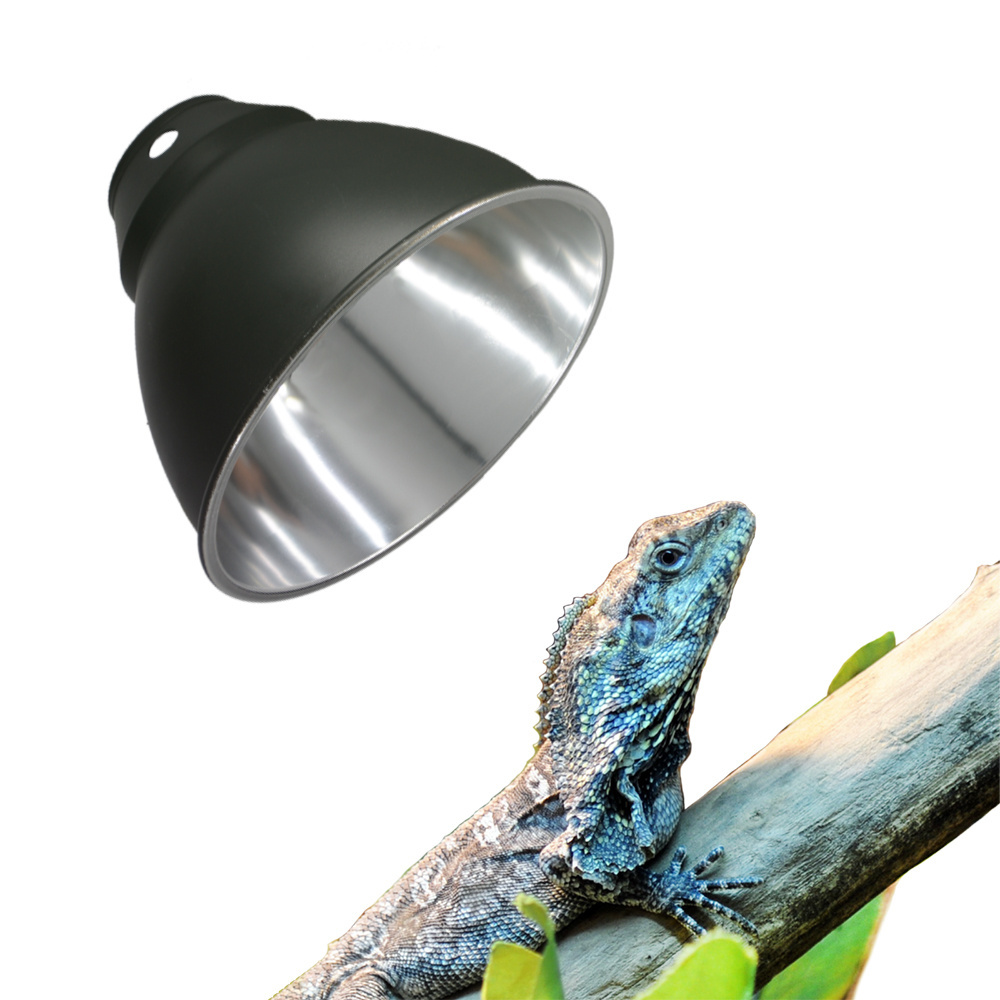 14cm 5.5 Inch Reptile Lamp Dome Light Fixture Reflection Cover Heat Light Dome For Terrariums