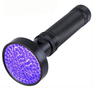 UV Flashlight 100 LED Blacklight 395nm Scorpion UV Flashlight Black Light For Dog Cat Urine