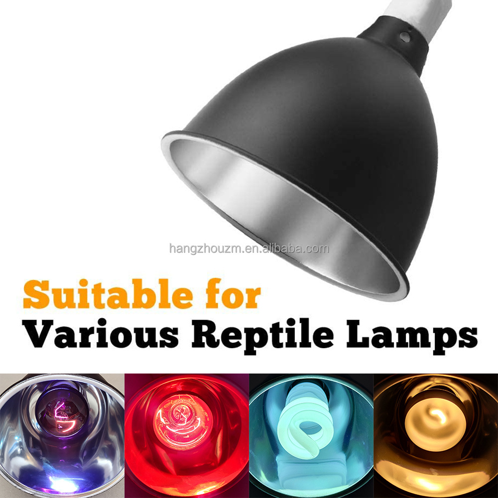 14cm 5.5 Inch Reptile Lamp Dome Light Fixture Reflection Cover Heat Light Dome For Terrariums