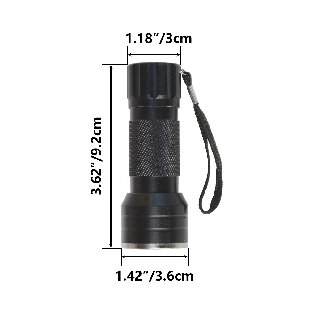 Battery 21 LED UV Flashlight Handheld Black Lights Mini LED UV Flashlight