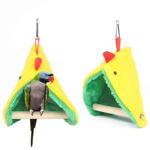 Warm bird tent hammock triangle nest with station stick