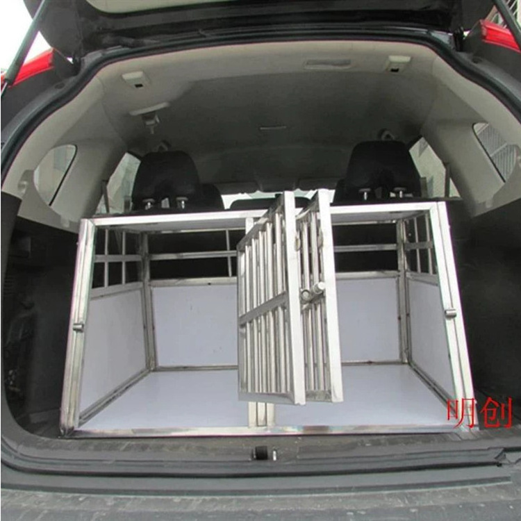 Export car dog cage Car trunk transport dog cage