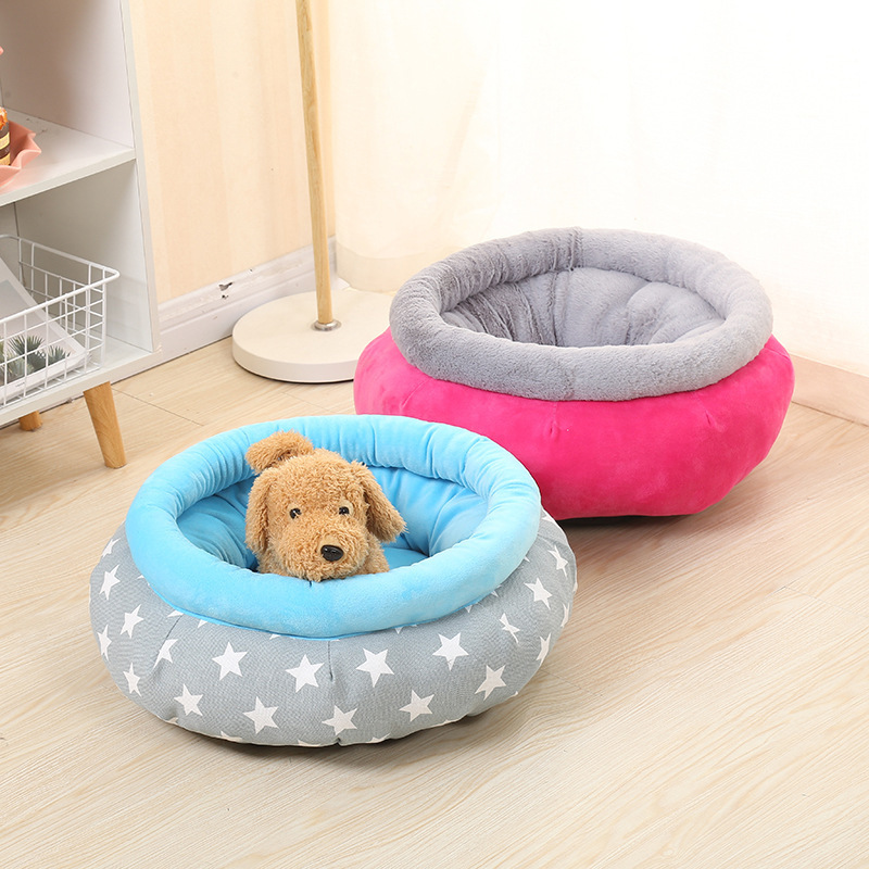 Cat Bed Premium Round Lamb Velvet Cat Nest Durable Pet Bed Pet Round Lamb Velvet Bed For Winter