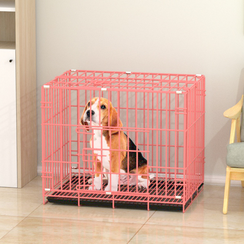 Wholesale Black Metal Pet Dog Crate Durable Outdoor Large Folding Pet Dog Cage