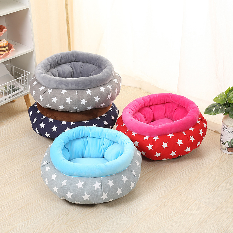 Cat Bed Premium Round Lamb Velvet Cat Nest Durable Pet Bed Pet Round Lamb Velvet Bed For Winter