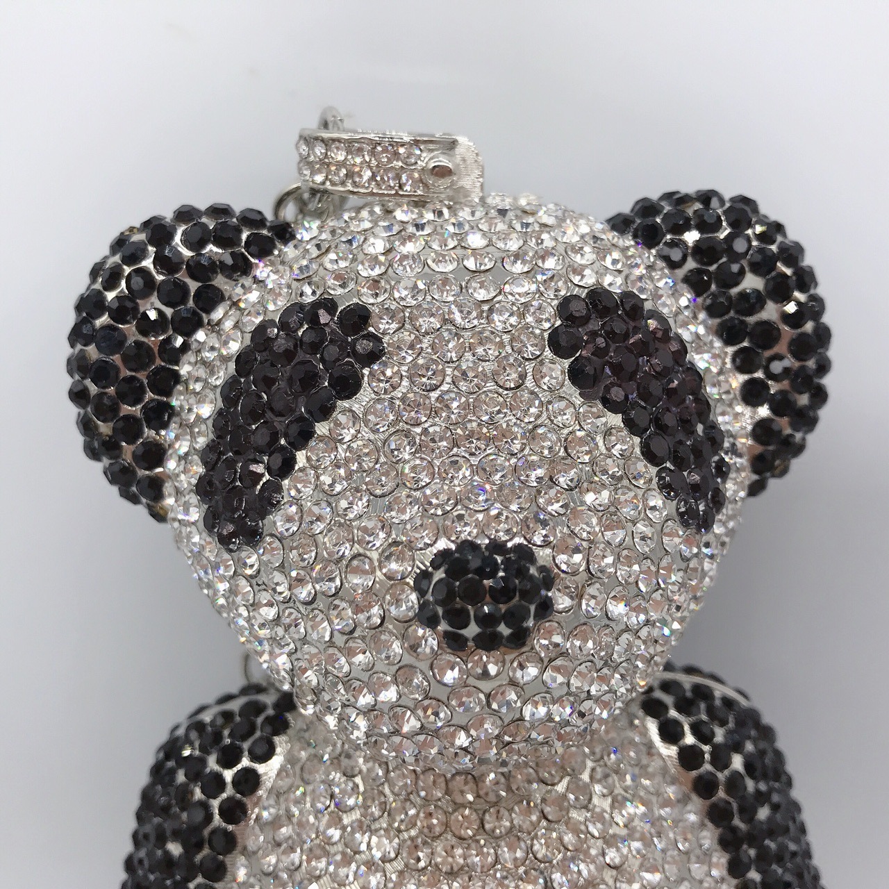 Fashion Lady Diamond Luxury Bear Bag Rhinestone Crystal Purse Evening Bags