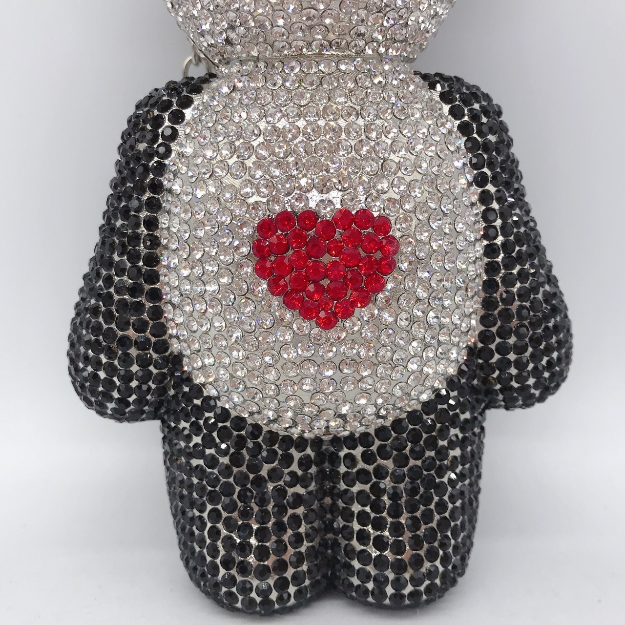 Fashion Lady Diamond Luxury Bear Bag Rhinestone Crystal Purse Evening Bags