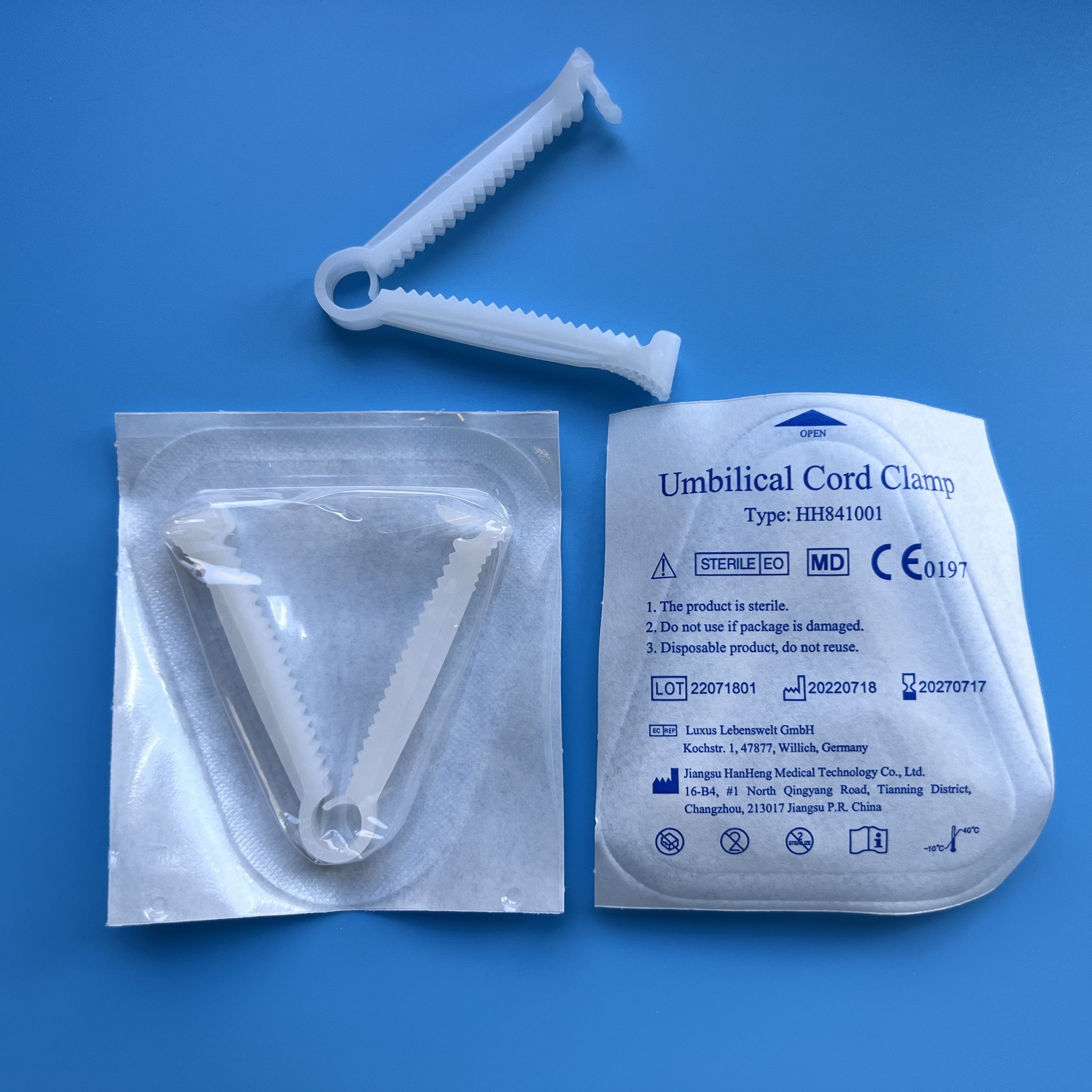 Consumables gynecologic medical umbilical cord clamp for gynecological examination