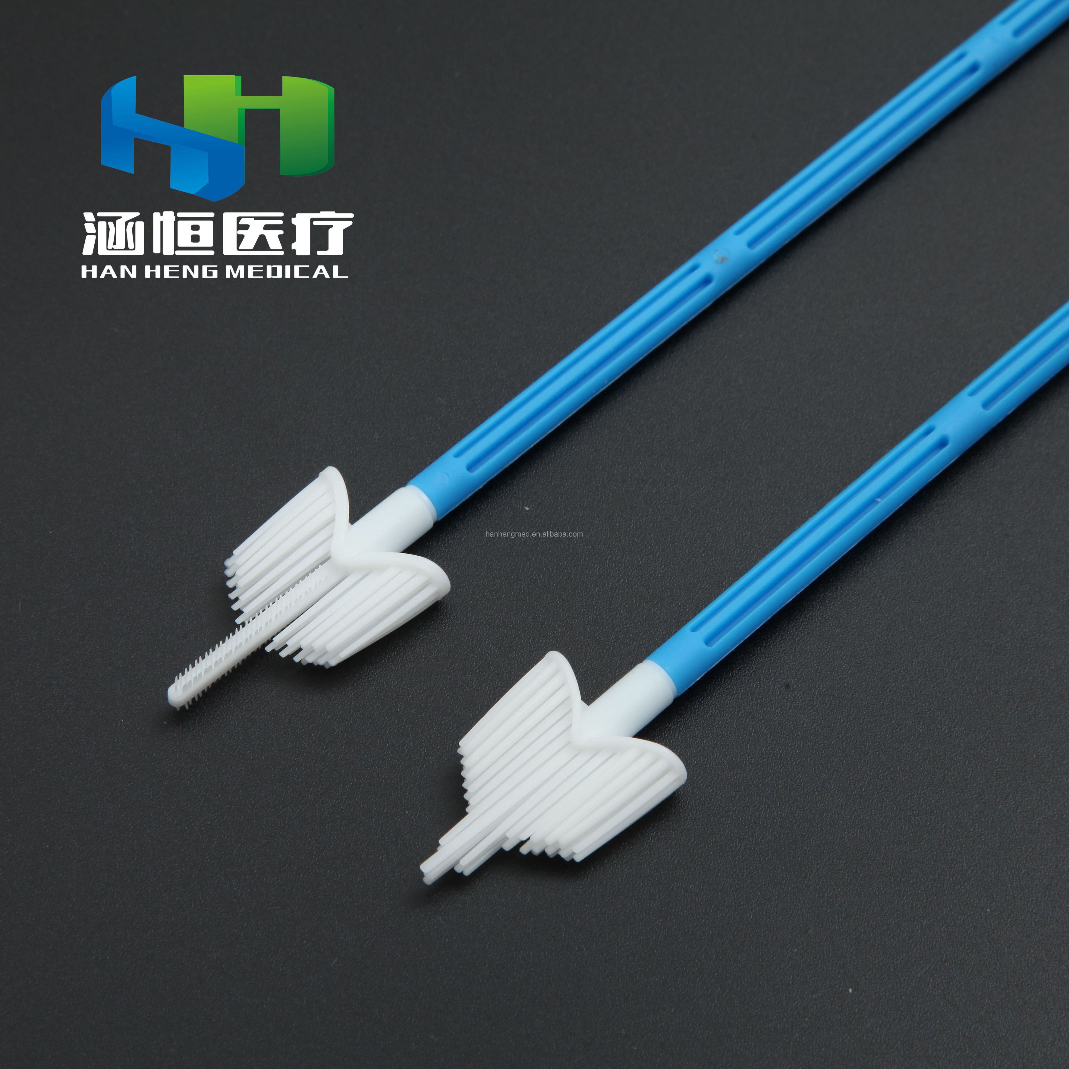 gynecological brush medical sterile cervical brush with CE0197-ISO13485