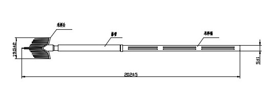 Manufacturers Custom PE Brush Head+PP rod+PP Tube 8303 cervical brush