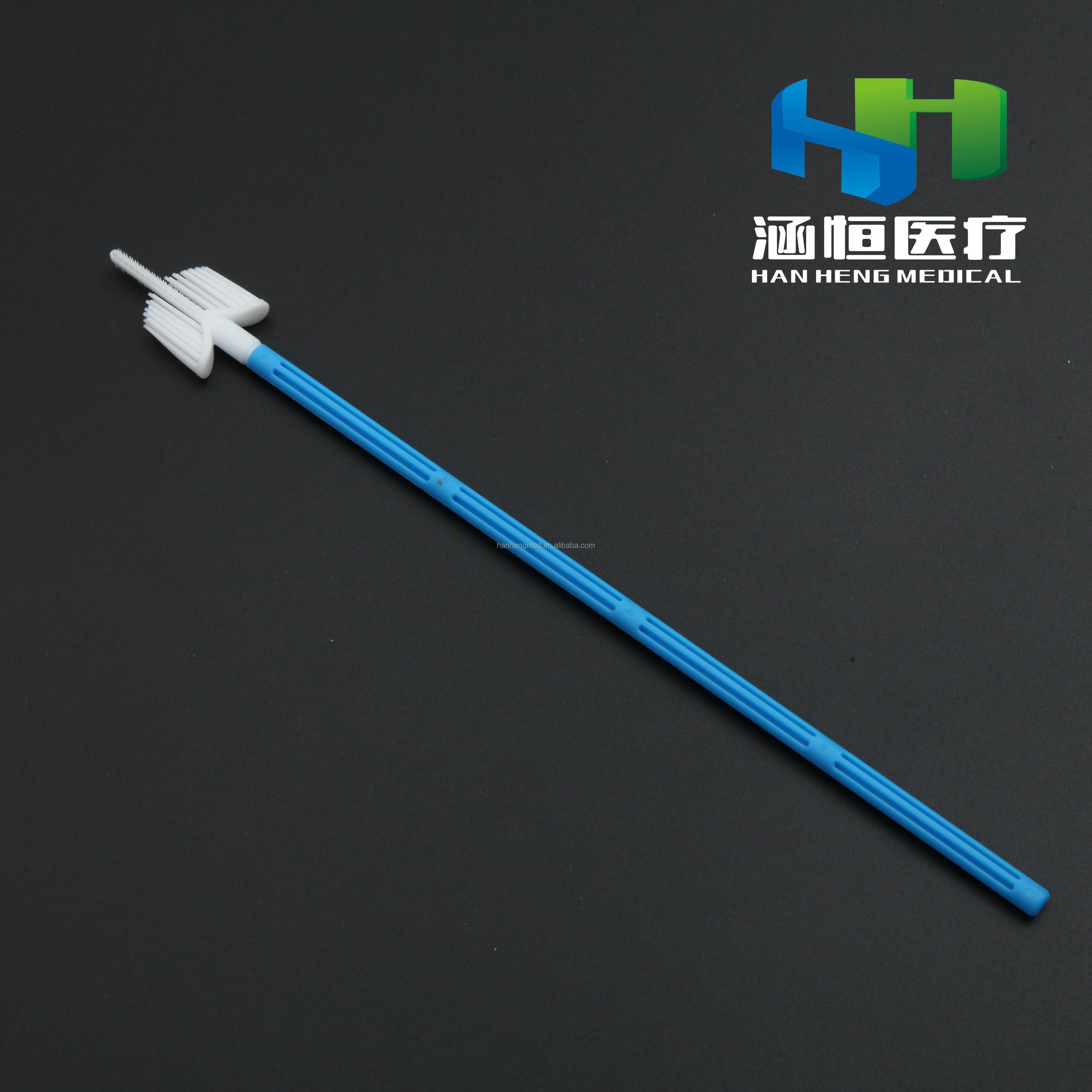 gynecological brush medical sterile cervical brush with CE0197-ISO13485